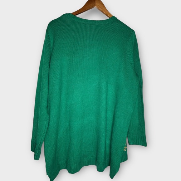 Merry Pugmas Christmas‎ Sweater Pug Dog Lover Gift Present Pompom Plus Size 2X - Picture 2 of 6